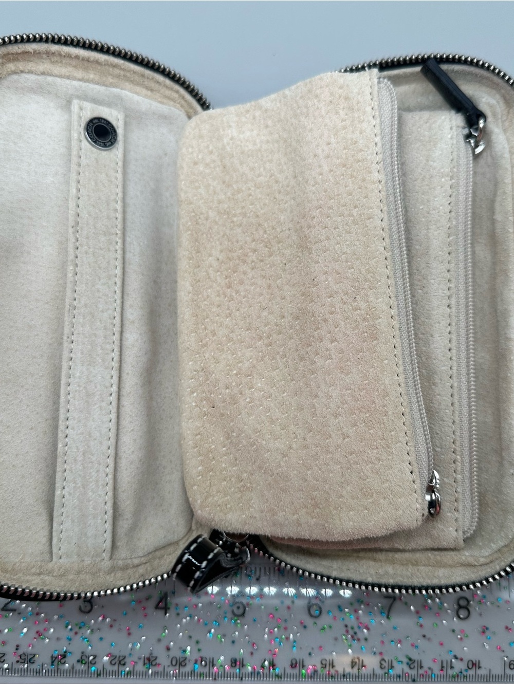 Coach Vintage Black Leather Zip Travel Pouch - Picture 5 of 7